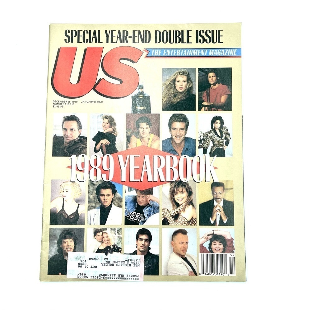 US Entertainment Magazine 1990 1989 Yearbook
